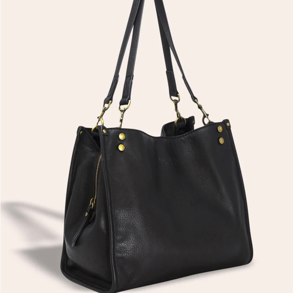 American Leather Co. Lenox Triple Entry Satchel - Picture 6 of 10